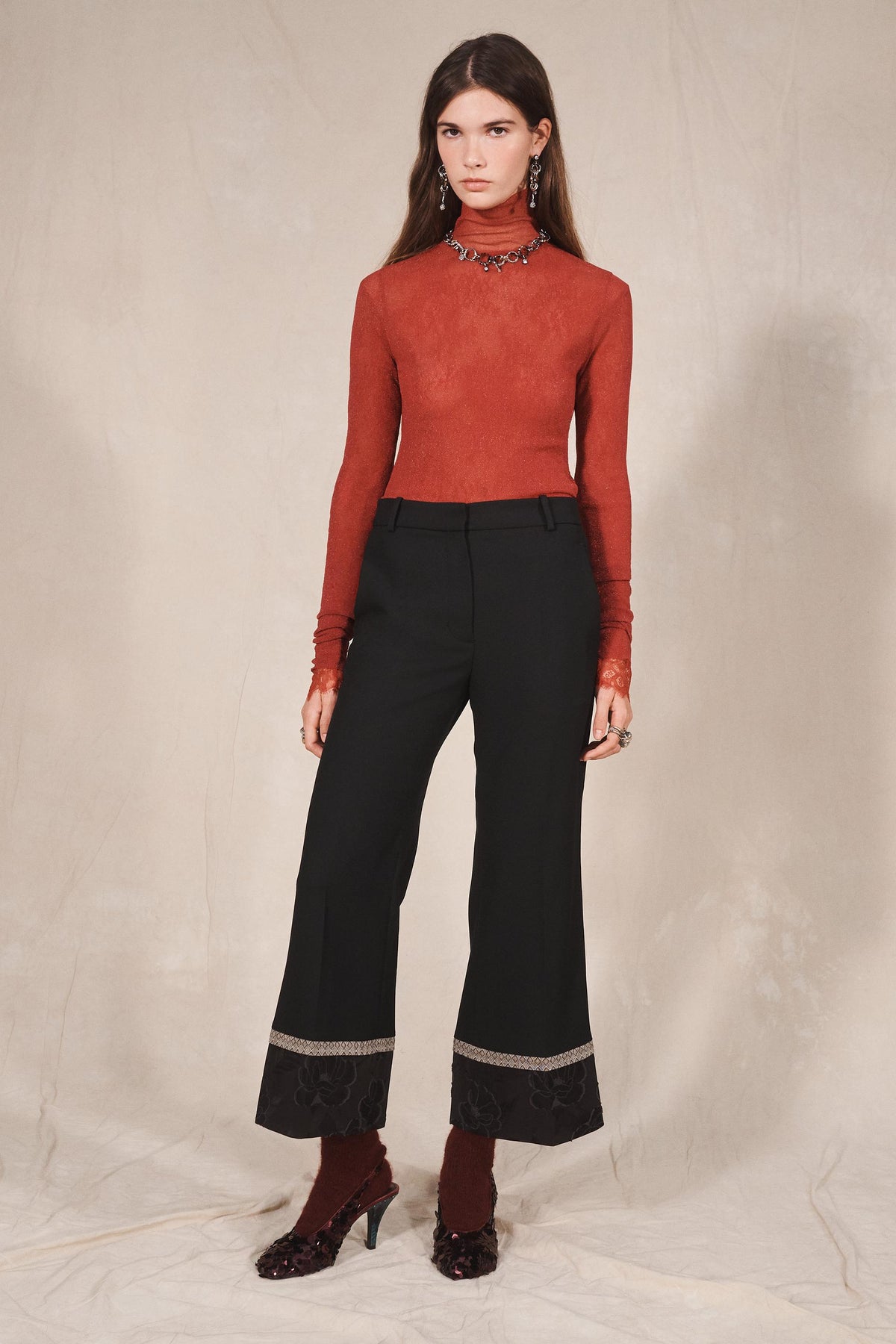 PANTALON JACQUARD COMBINÉ LIMITED EDITION