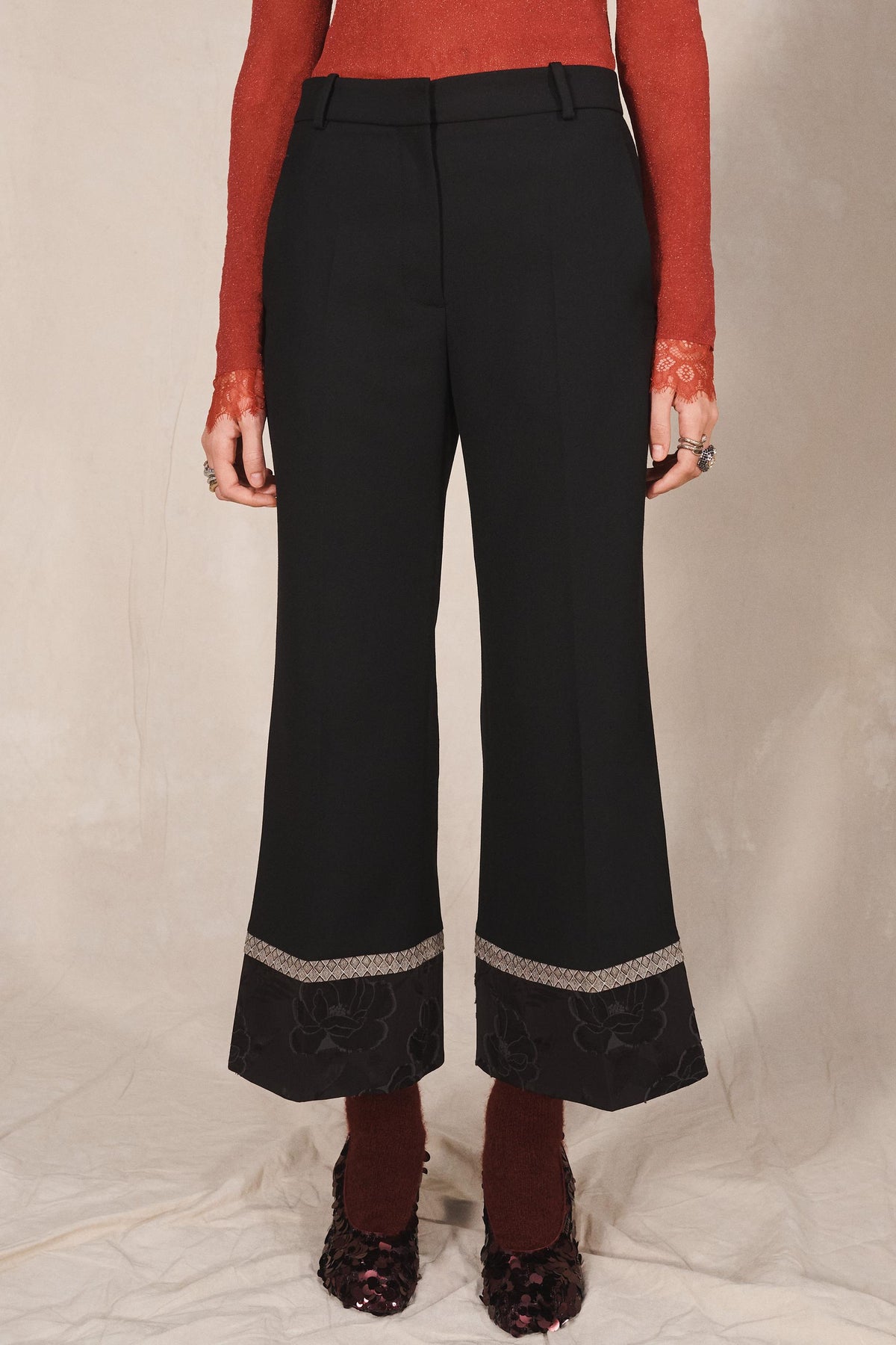PANTALON JACQUARD COMBINÉ LIMITED EDITION