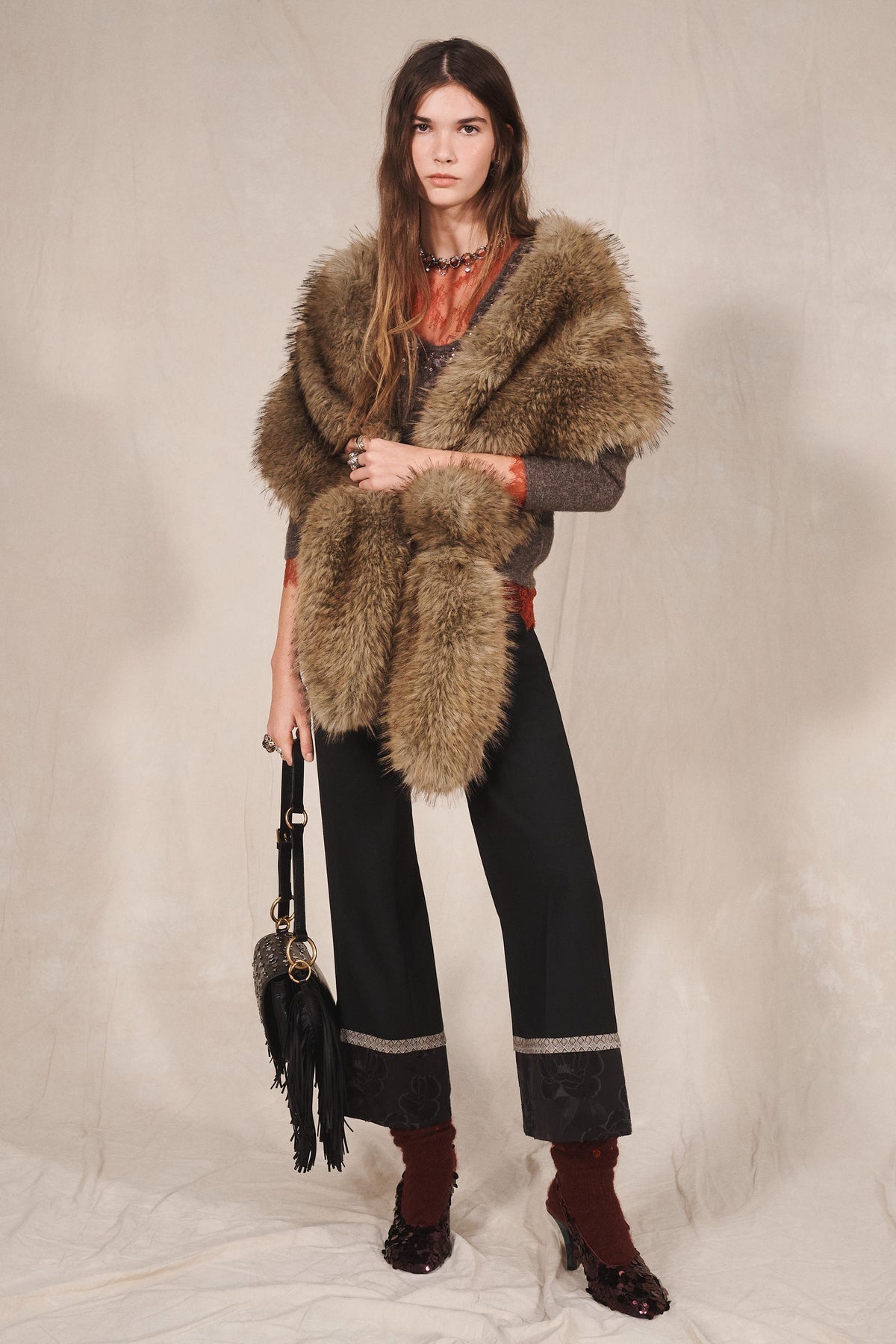 PANTALON JACQUARD COMBINÉ LIMITED EDITION