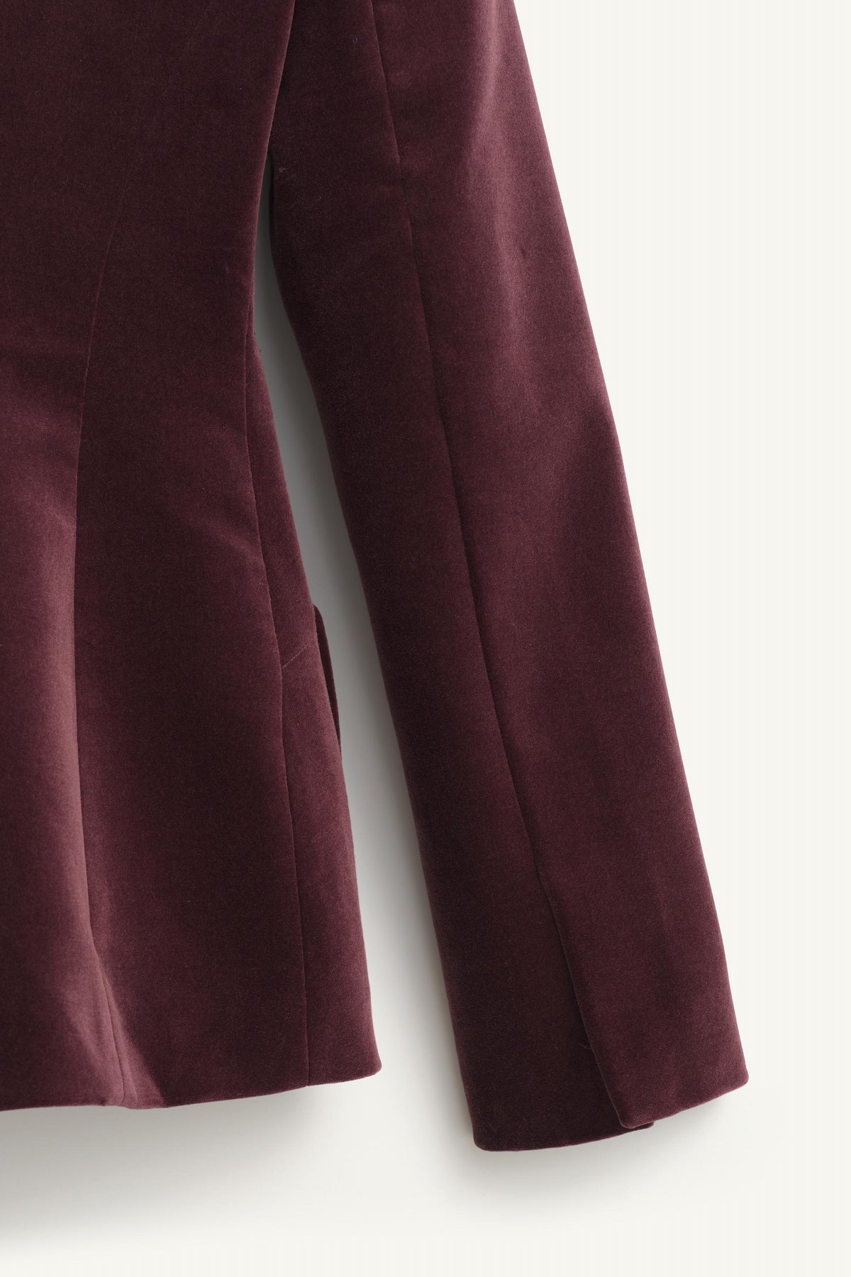 LIMITED EDITION VELVET BLAZER WITH JEWEL BUTTON