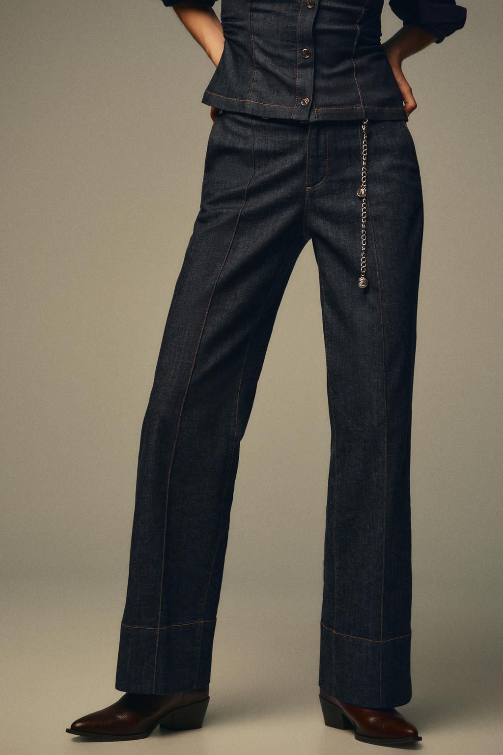 PANTALON BOOTCUT NERVURE