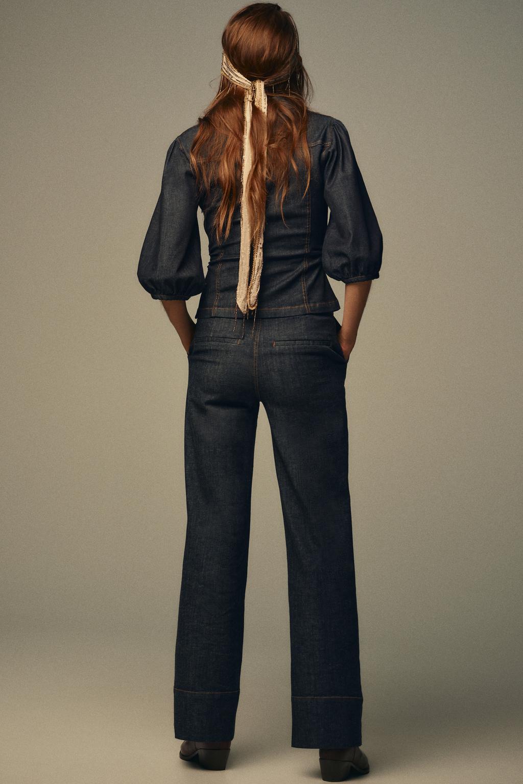 PANTALON BOOTCUT NERVURE