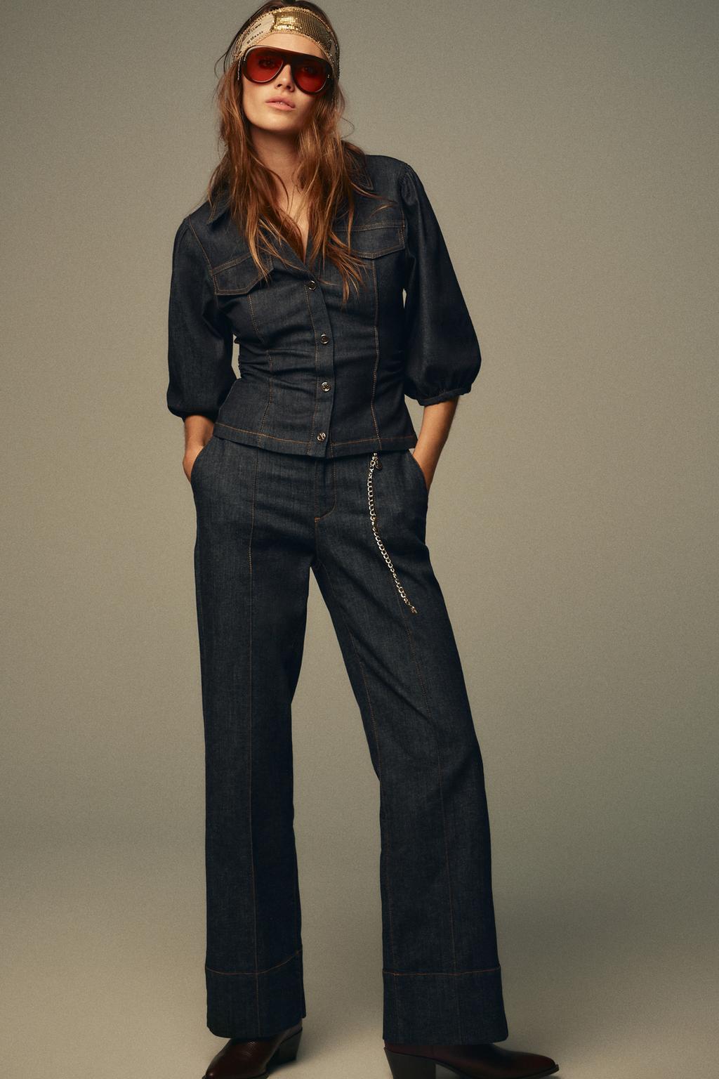 PANTALON BOOTCUT NERVURE
