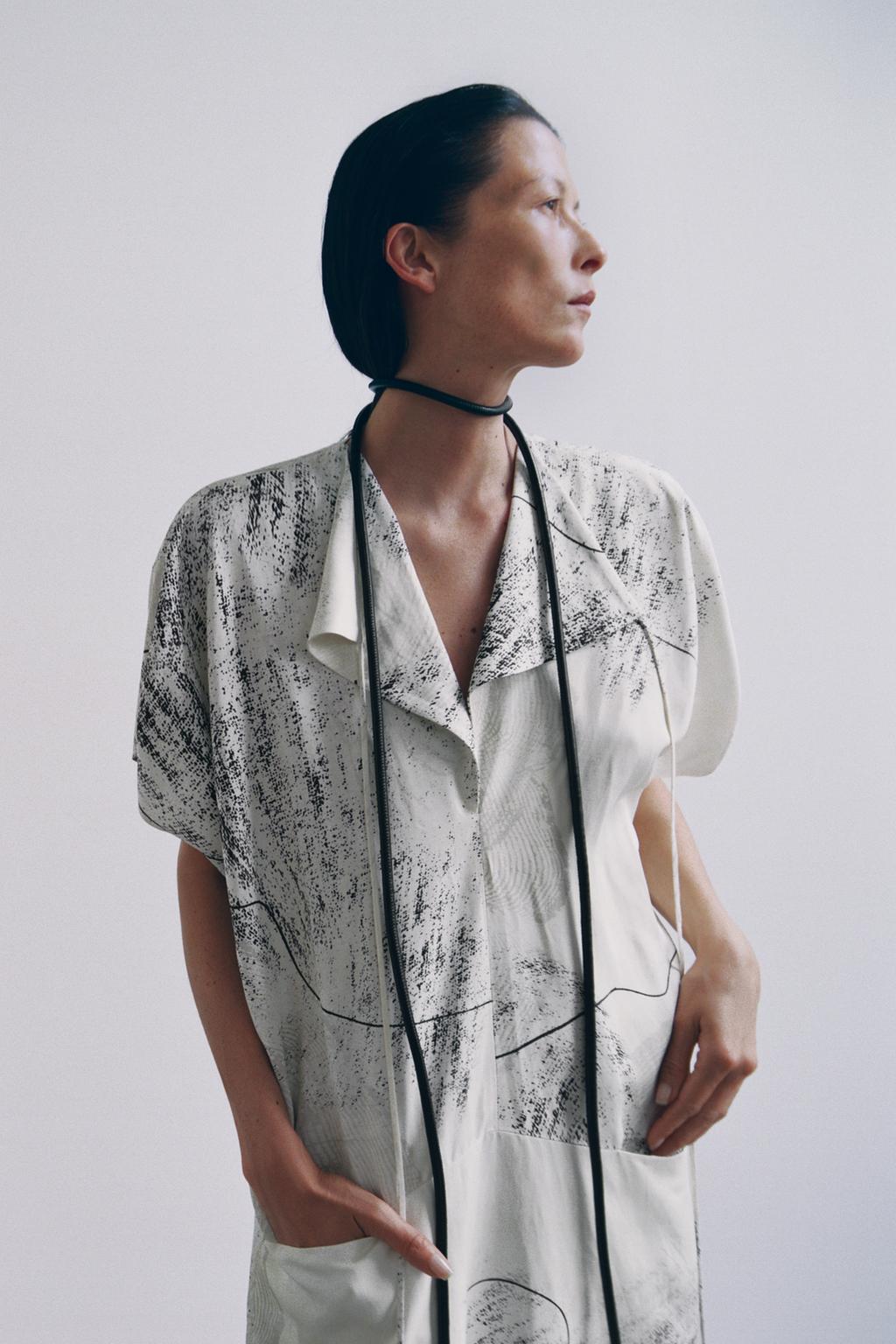 ROBE MI-LONGUE IMPRIMÉE ZW COLLECTION