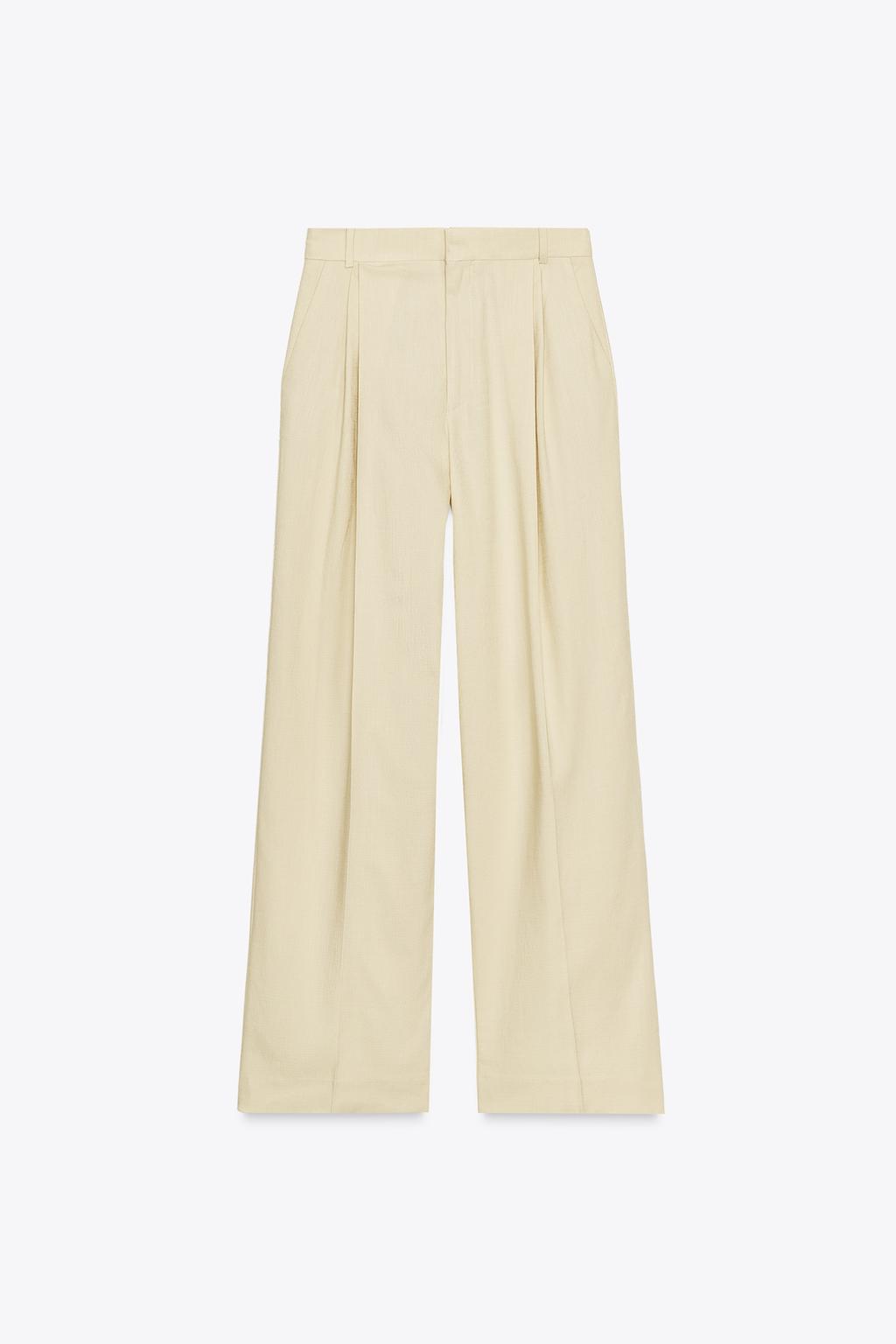 ZW COLLECTION WIDE-LEG DARTED TROUSERS