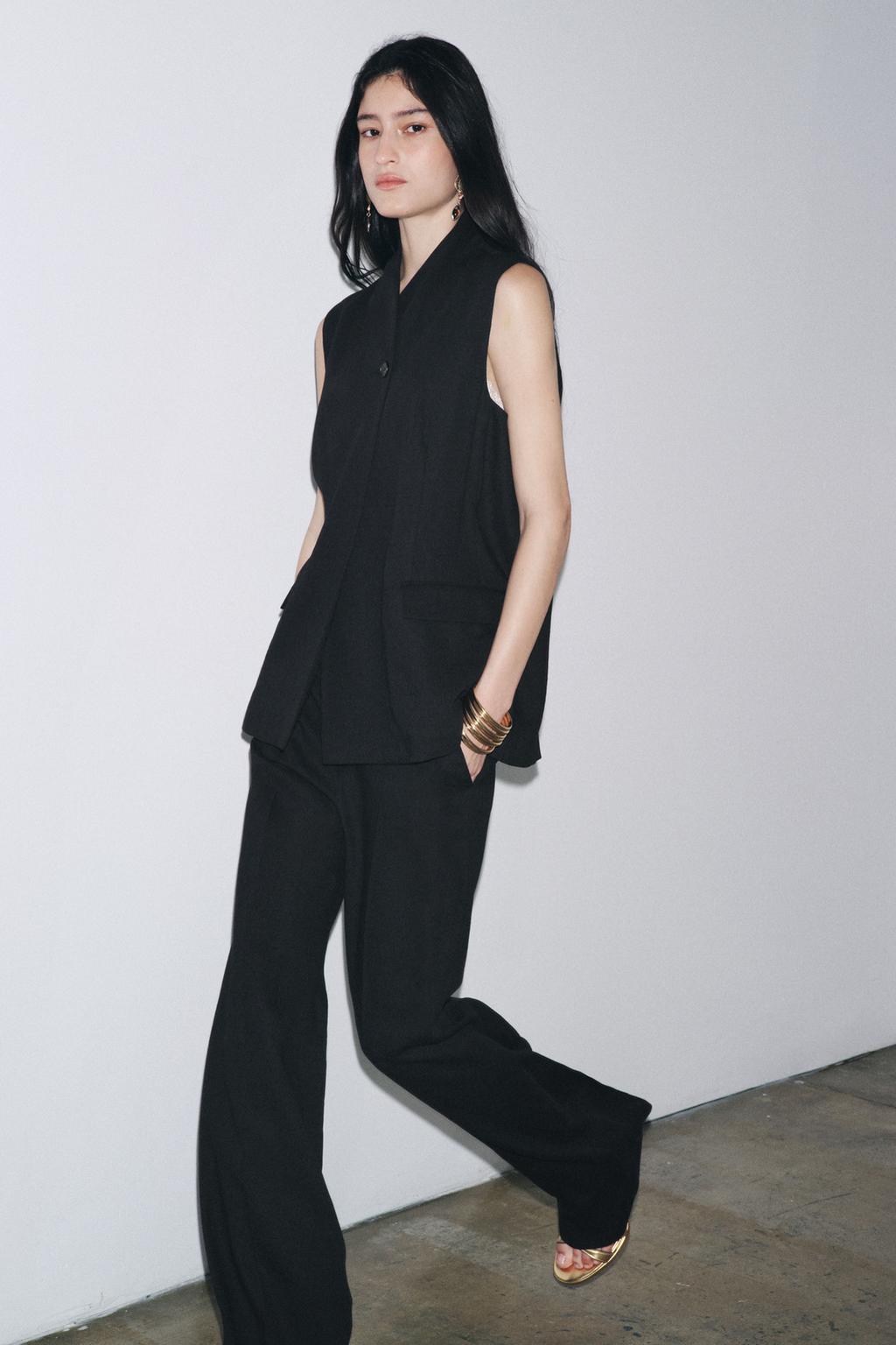 PANTALON MÉLANGE LIN BOUCLE ZW COLLECTION