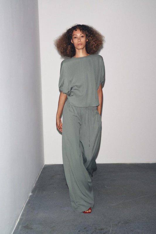 PANTALON DE PYJAMA FLUIDE ZW COLLECTION