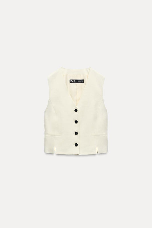 GILET DE TAILLEUR AVEC LIN
