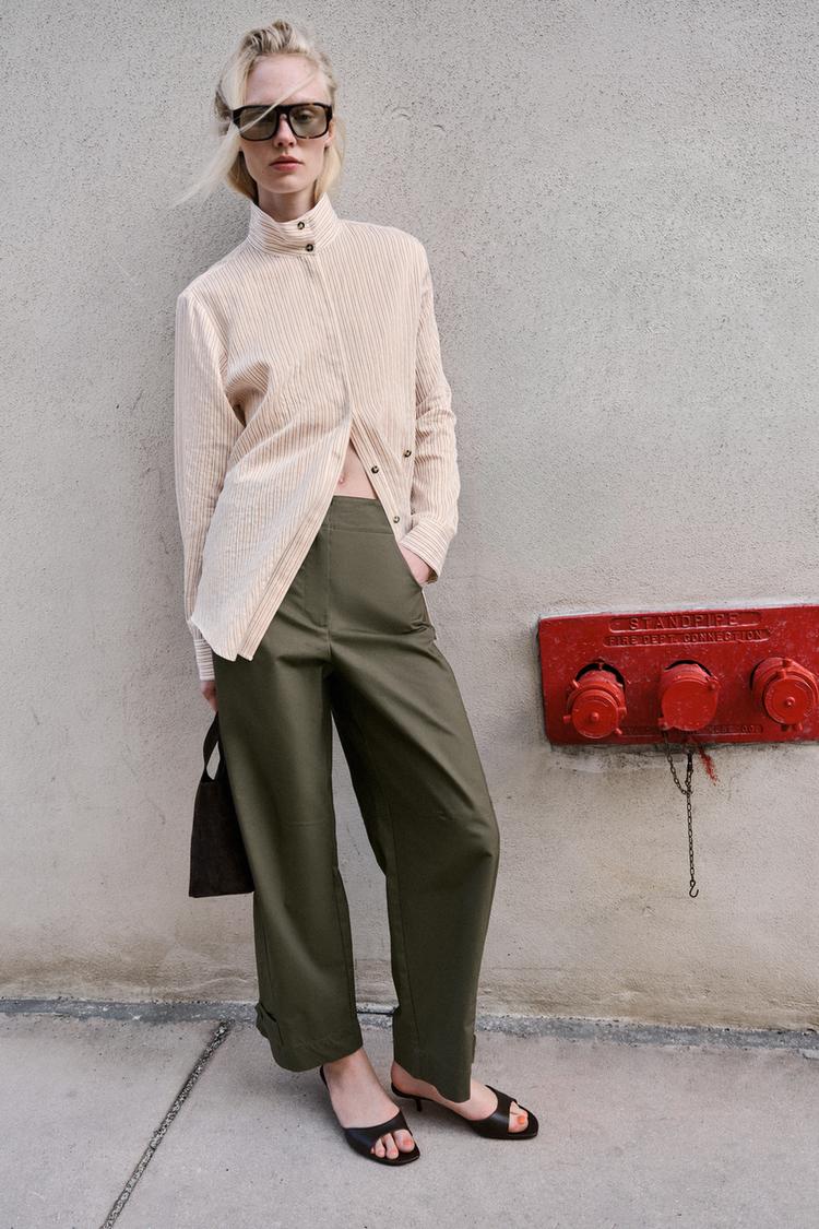 PANTALON CHINO À PASSANTS ZW COLLECTION
