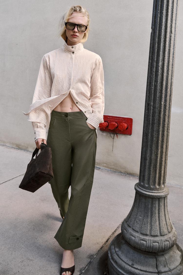 PANTALON CHINO À PASSANTS ZW COLLECTION