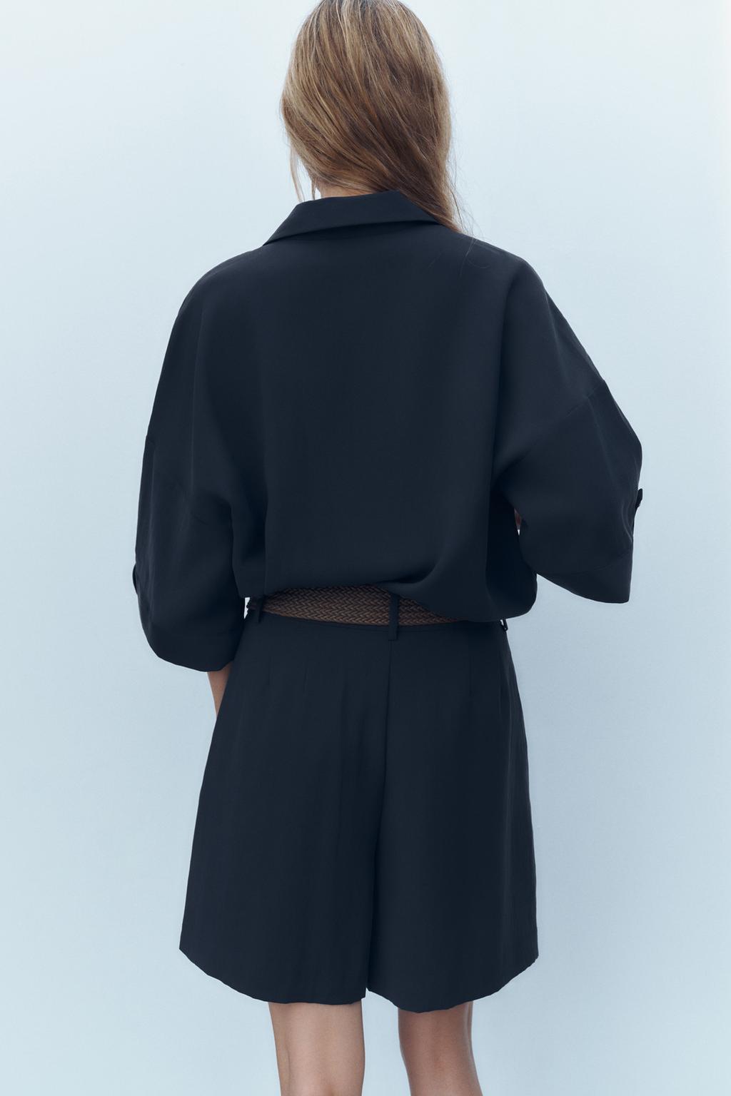 BERMUDA PINCES CEINTURE