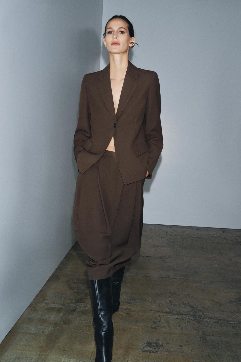 JUPE À PLIS AVEC LAINE ZW COLLECTION