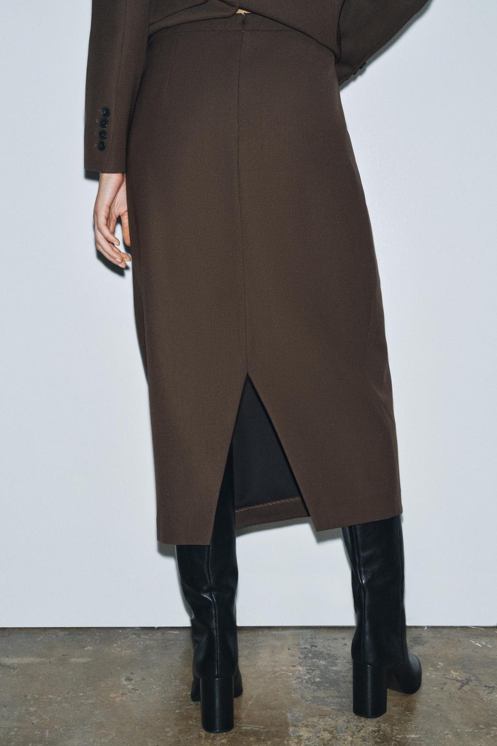 JUPE À PLIS AVEC LAINE ZW COLLECTION