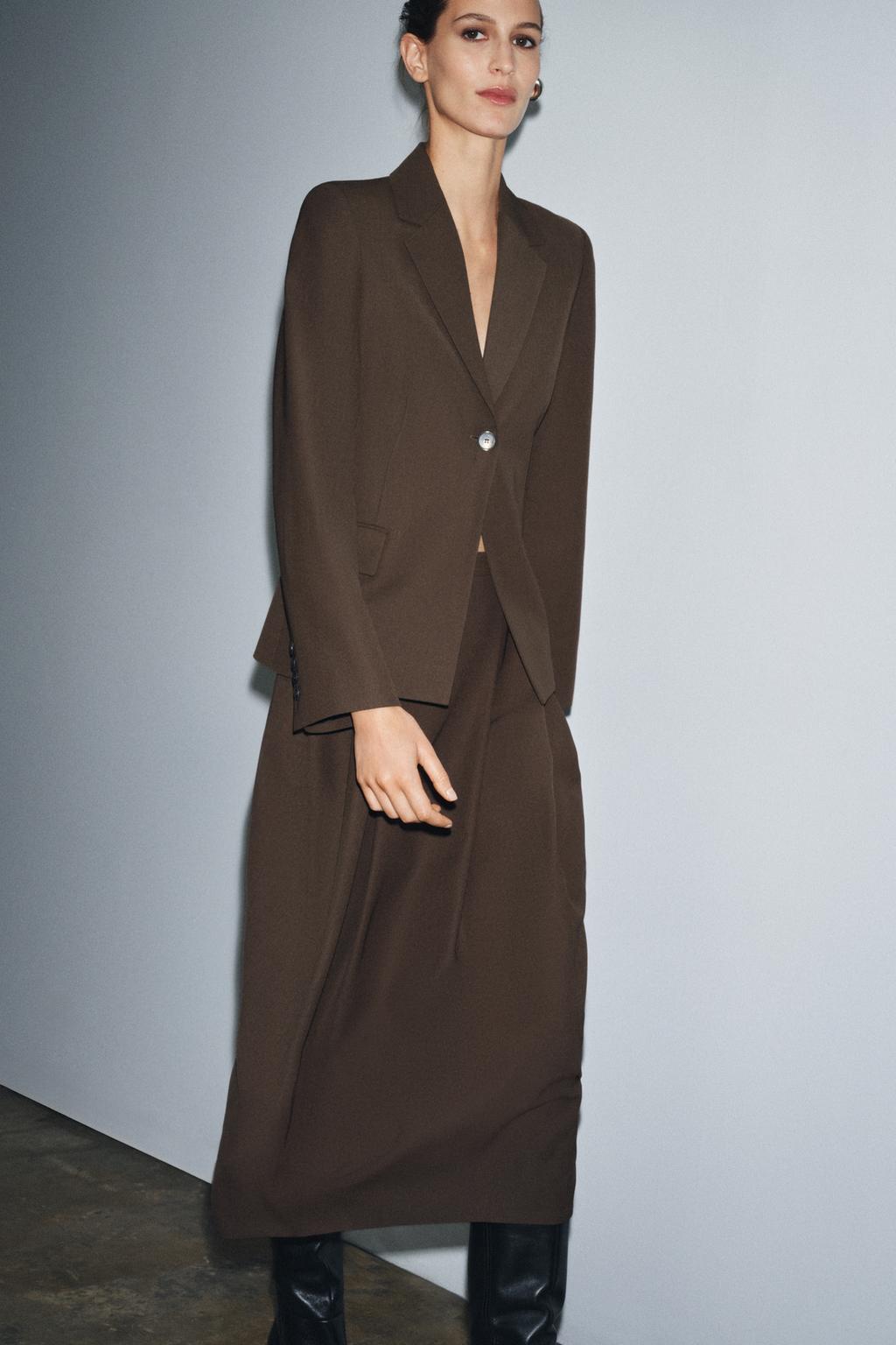 JUPE À PLIS AVEC LAINE ZW COLLECTION