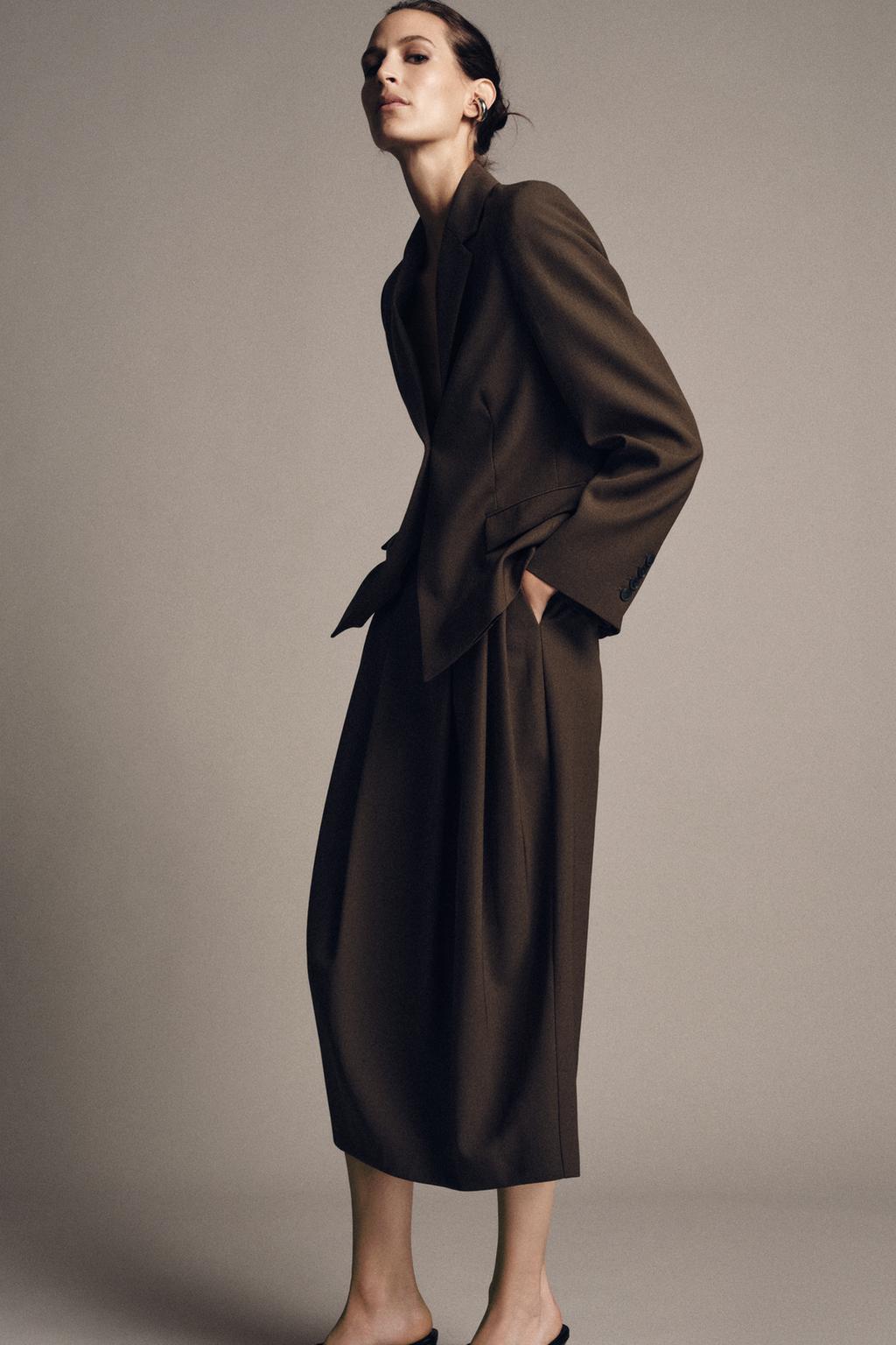 JUPE À PLIS AVEC LAINE ZW COLLECTION