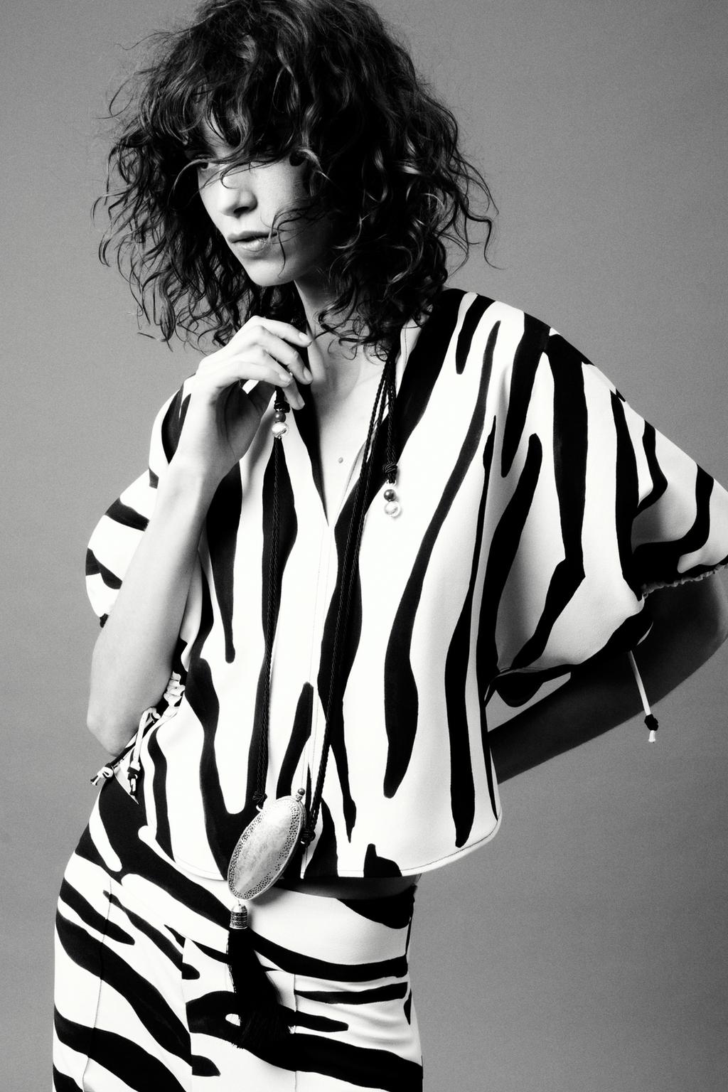 PANTALON IMPRIMÉ ANIMAL ZW COLLECTION