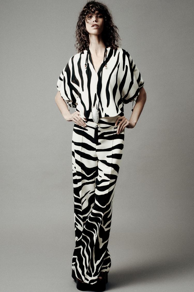 PANTALON IMPRIMÉ ANIMAL ZW COLLECTION