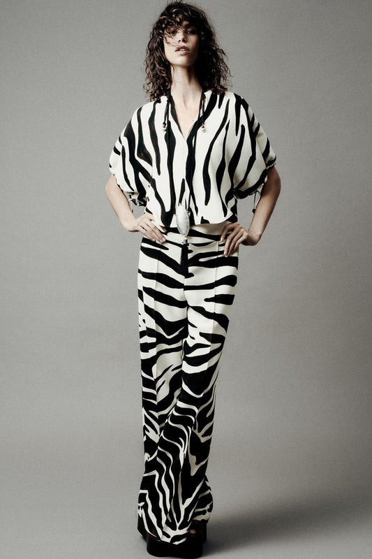 PANTALON IMPRIMÉ ANIMAL ZW COLLECTION