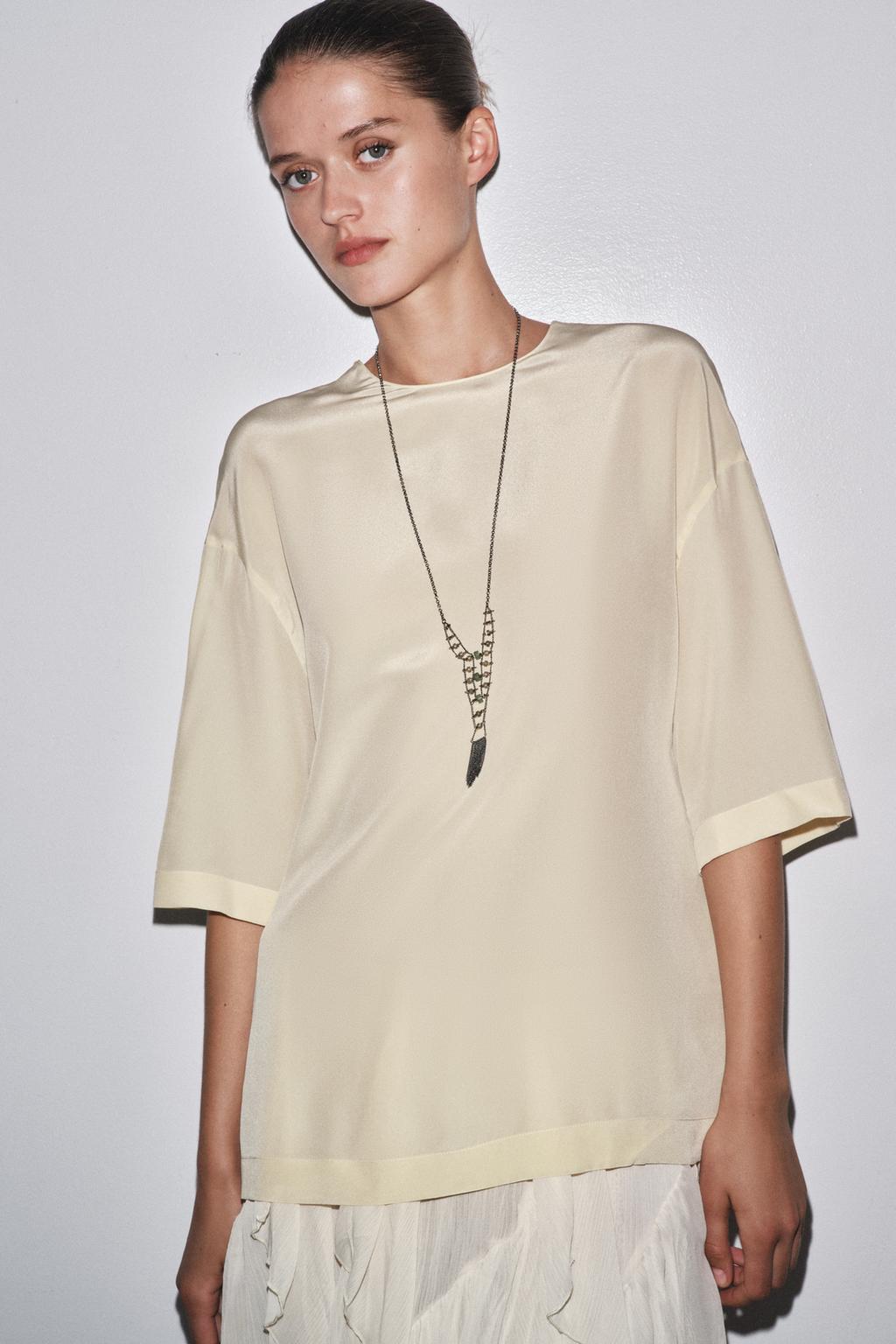 ZW COLLECTION COTTON GAUZE SKIRT