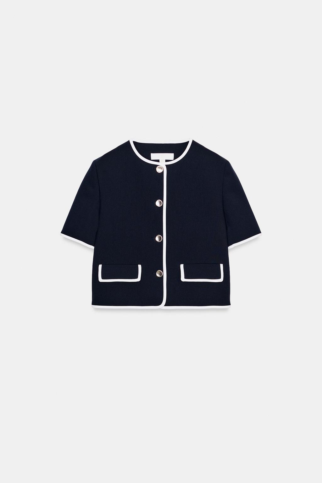 VESTE À MANCHES COURTES