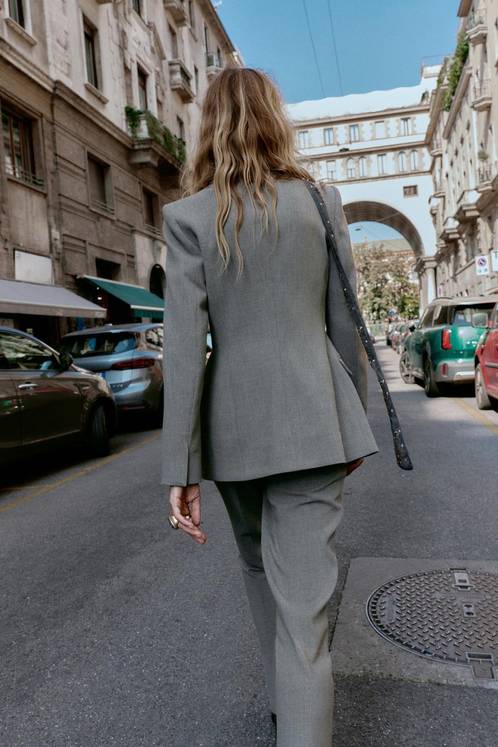 PANTALON FLARE TAILLE BASSE