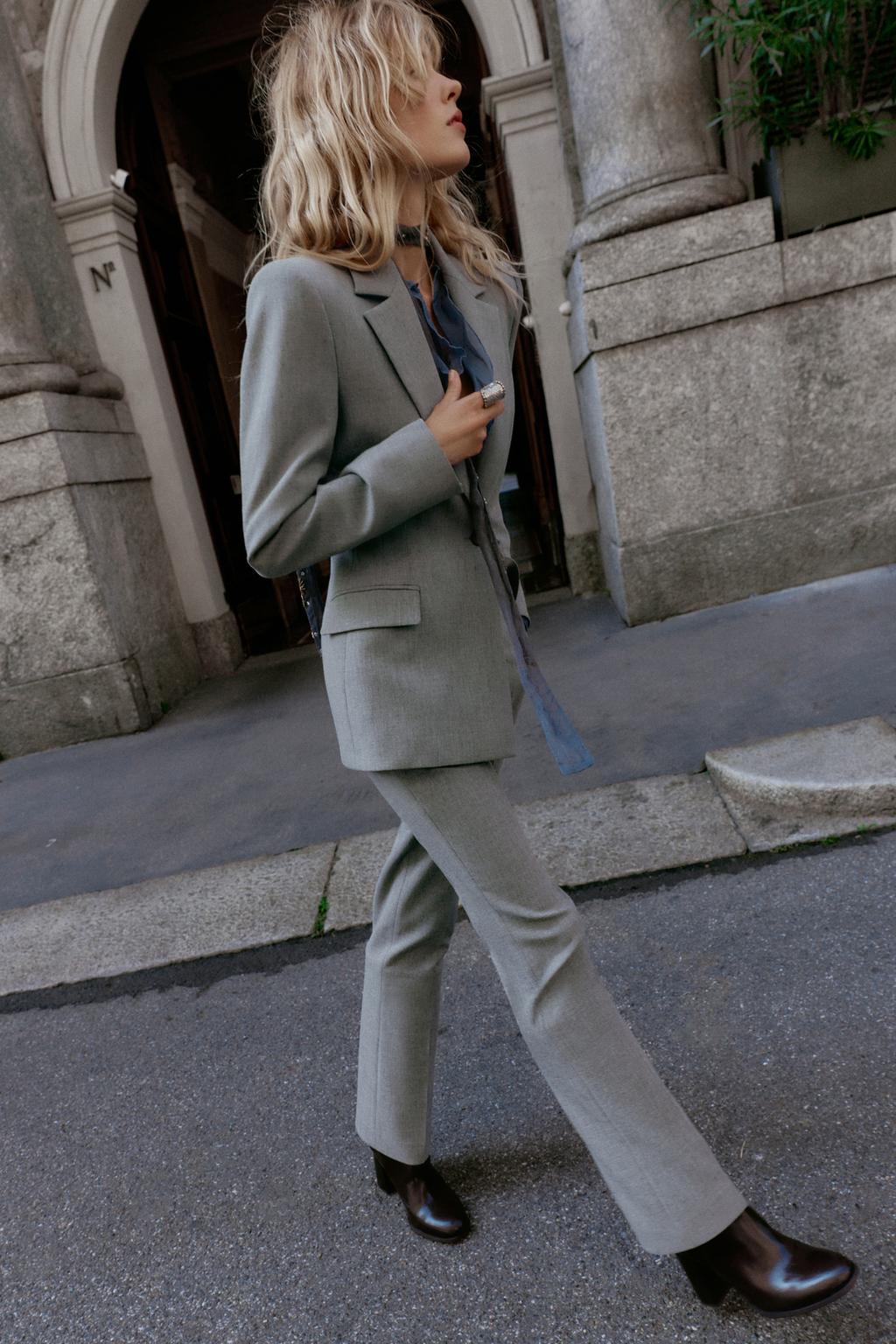 PANTALON FLARE TAILLE BASSE