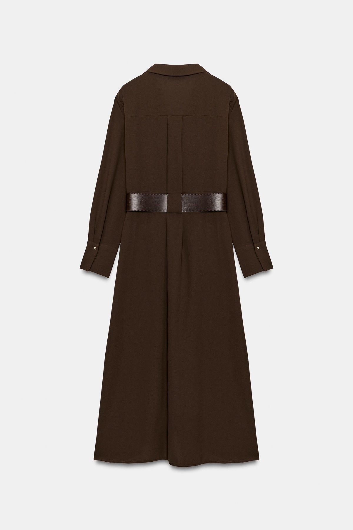 ROBE MIDI CHEMISE AVEC CEINTURE