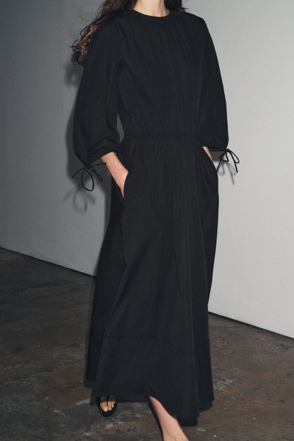 ROBE FRONCÉE POPLINE ZW COLLECTION