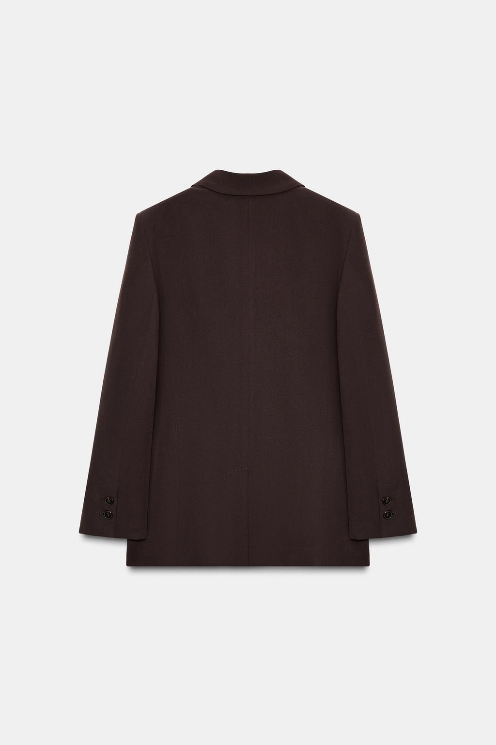 VESTE À BOUTONNAGE CROISÉ AVEC ÉPAULETTES