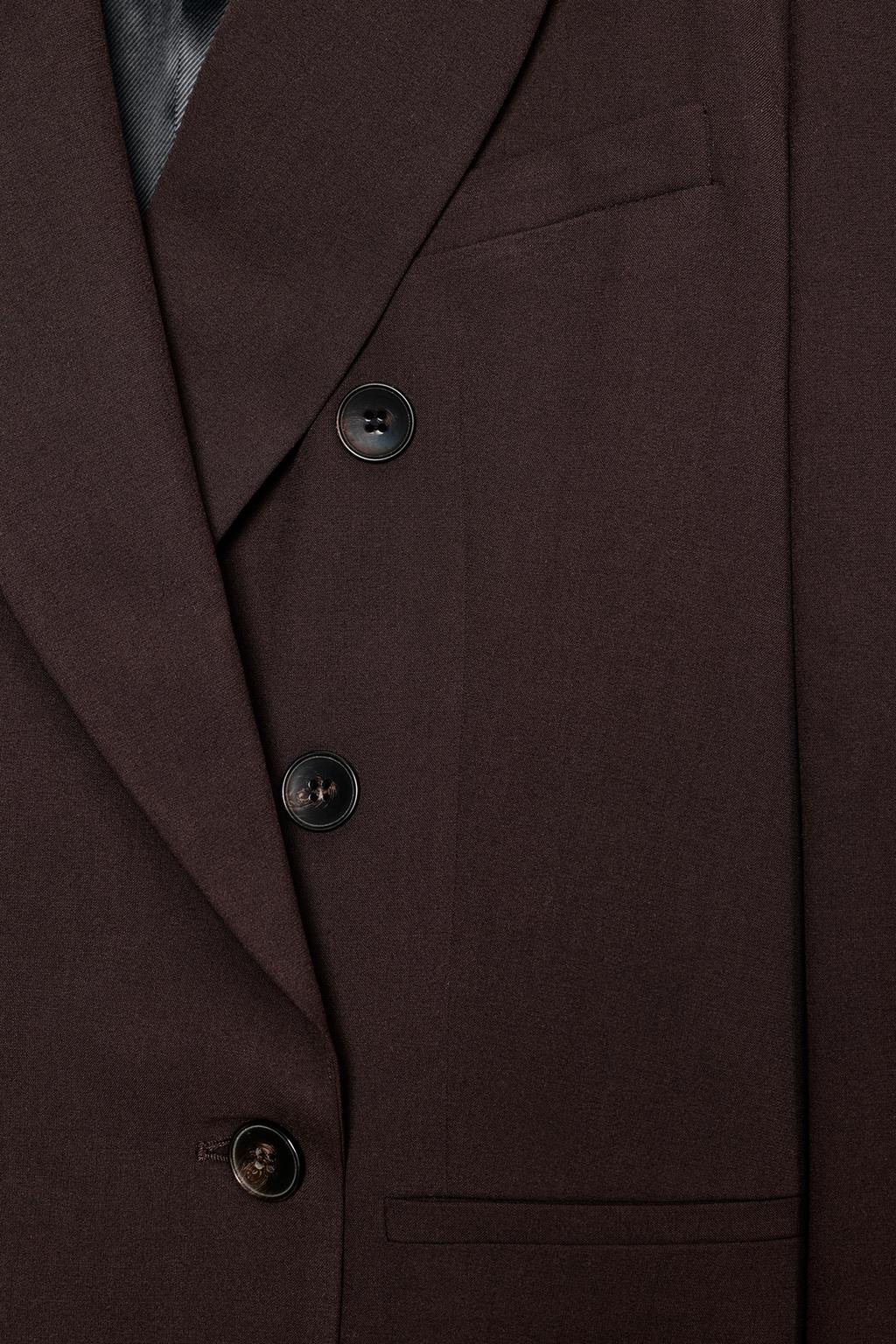 VESTE À BOUTONNAGE CROISÉ AVEC ÉPAULETTES