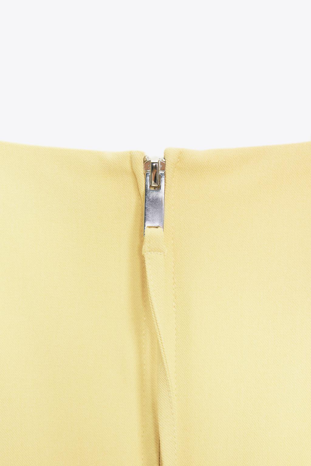 ROBE MI-LONGUE À ZIP