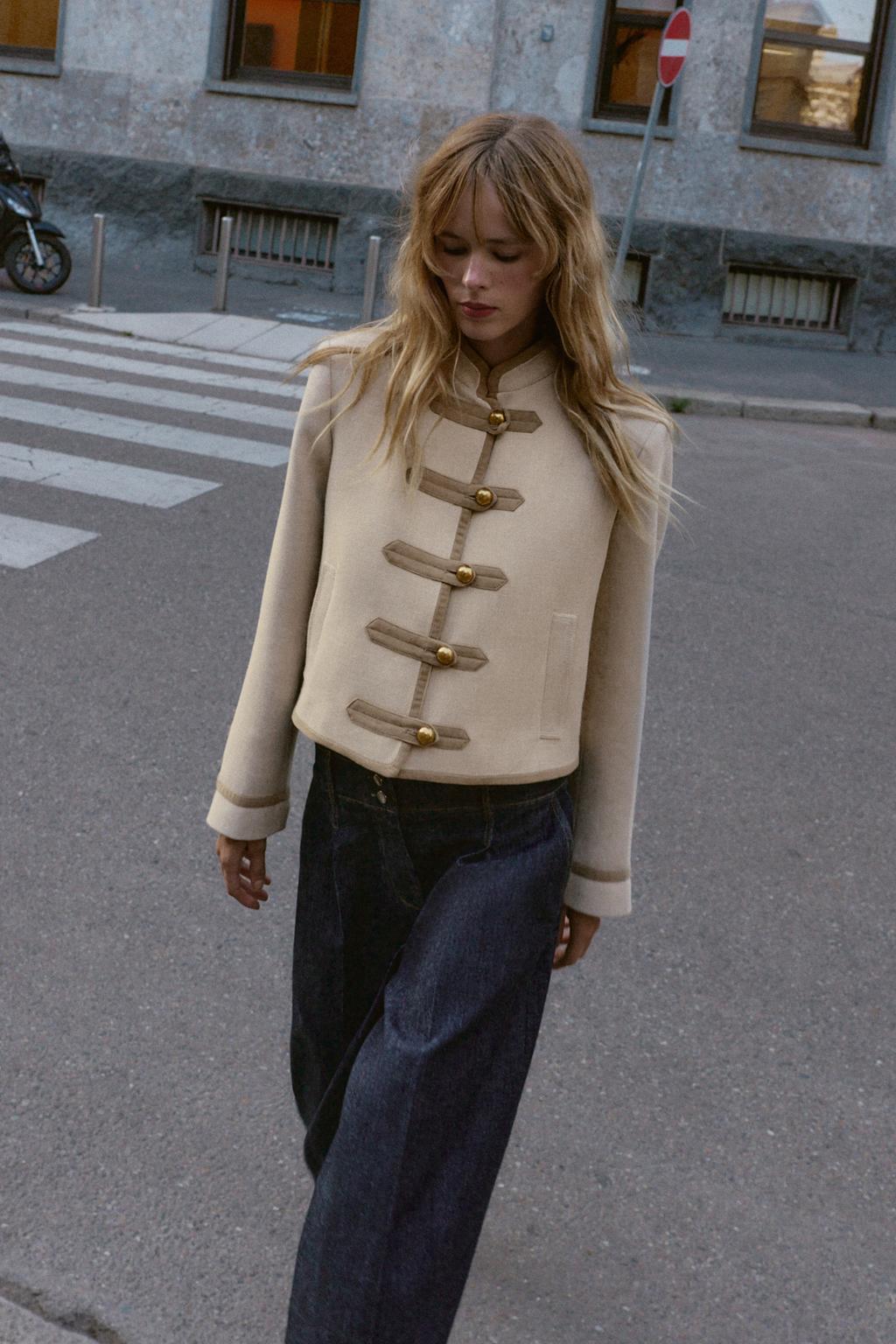 SHORT LONG EN JEAN À PINCES Z1975