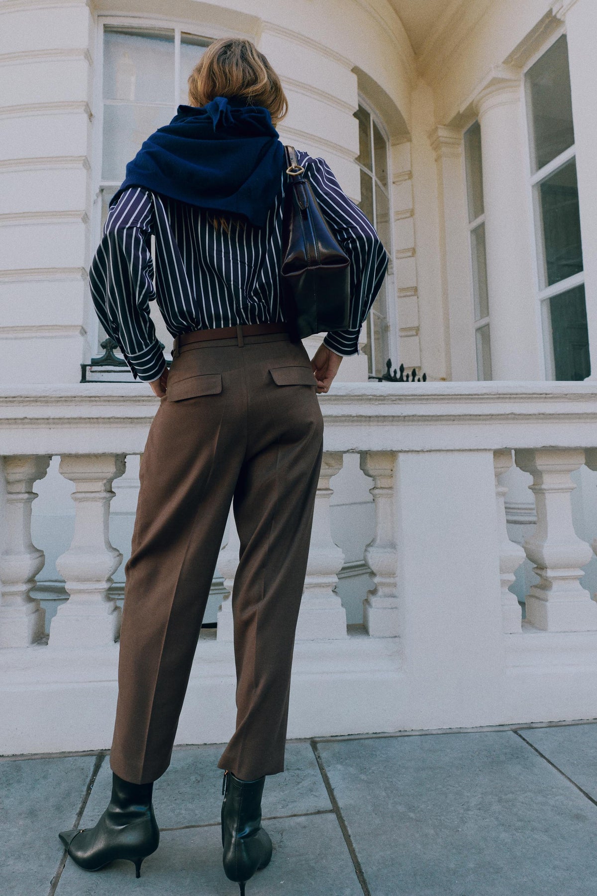 CHEMISE EN POPELINE À RAYURES