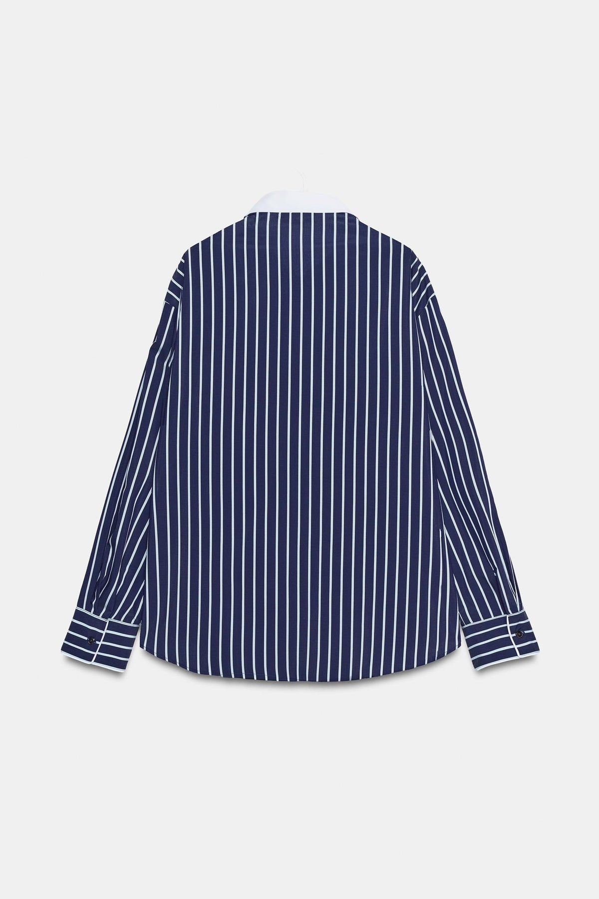 CHEMISE EN POPELINE À RAYURES