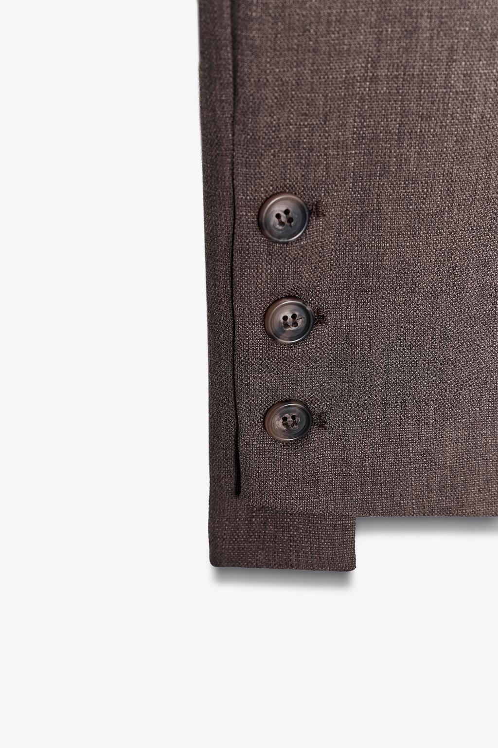 ENSEMBLE BLAZER OUVERTURE DOS | PANTALON BAS BOUTONS