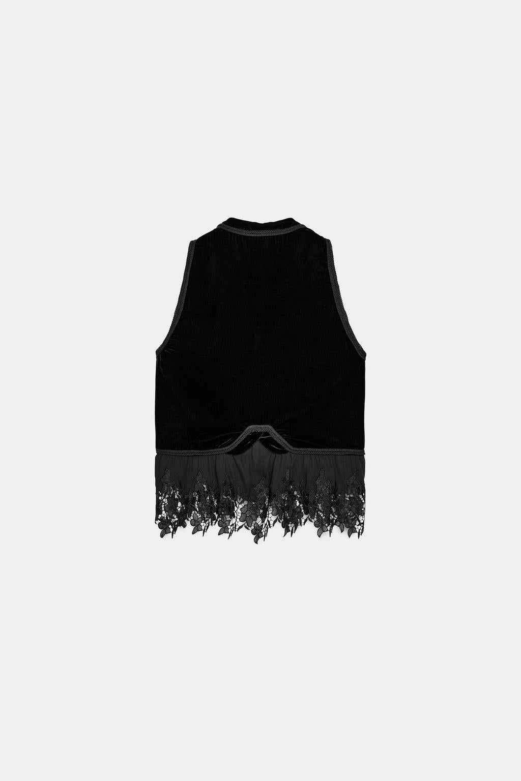 GILET EN VELOURS BIMATIÈRE ZW COLLECTION ÉDITION LIMITÉE