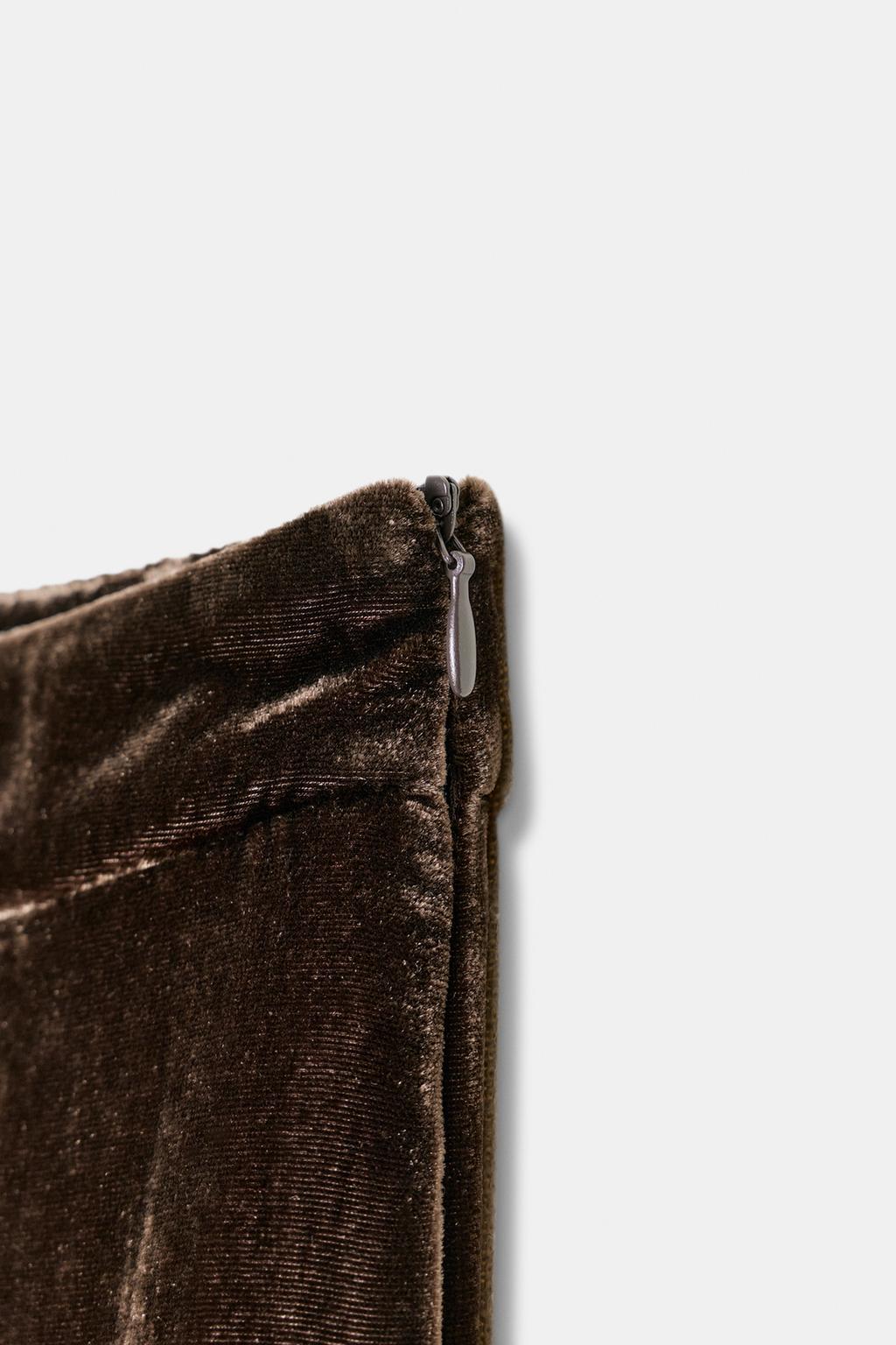 PANTALON BOUFFANT EN VELOURS ZW COLLECTION