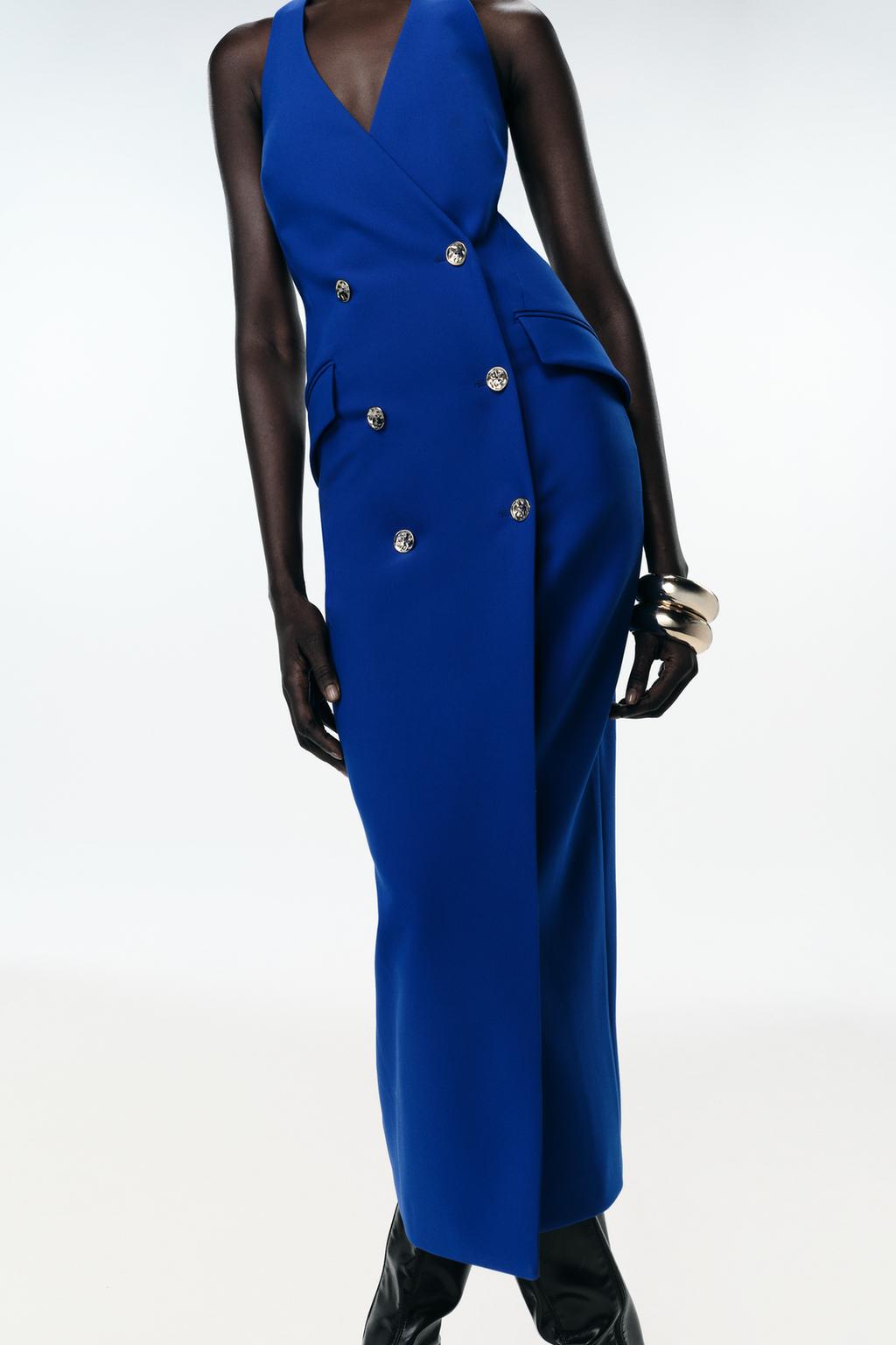 ROBE MI-LONGUE TUBE CROISÉE