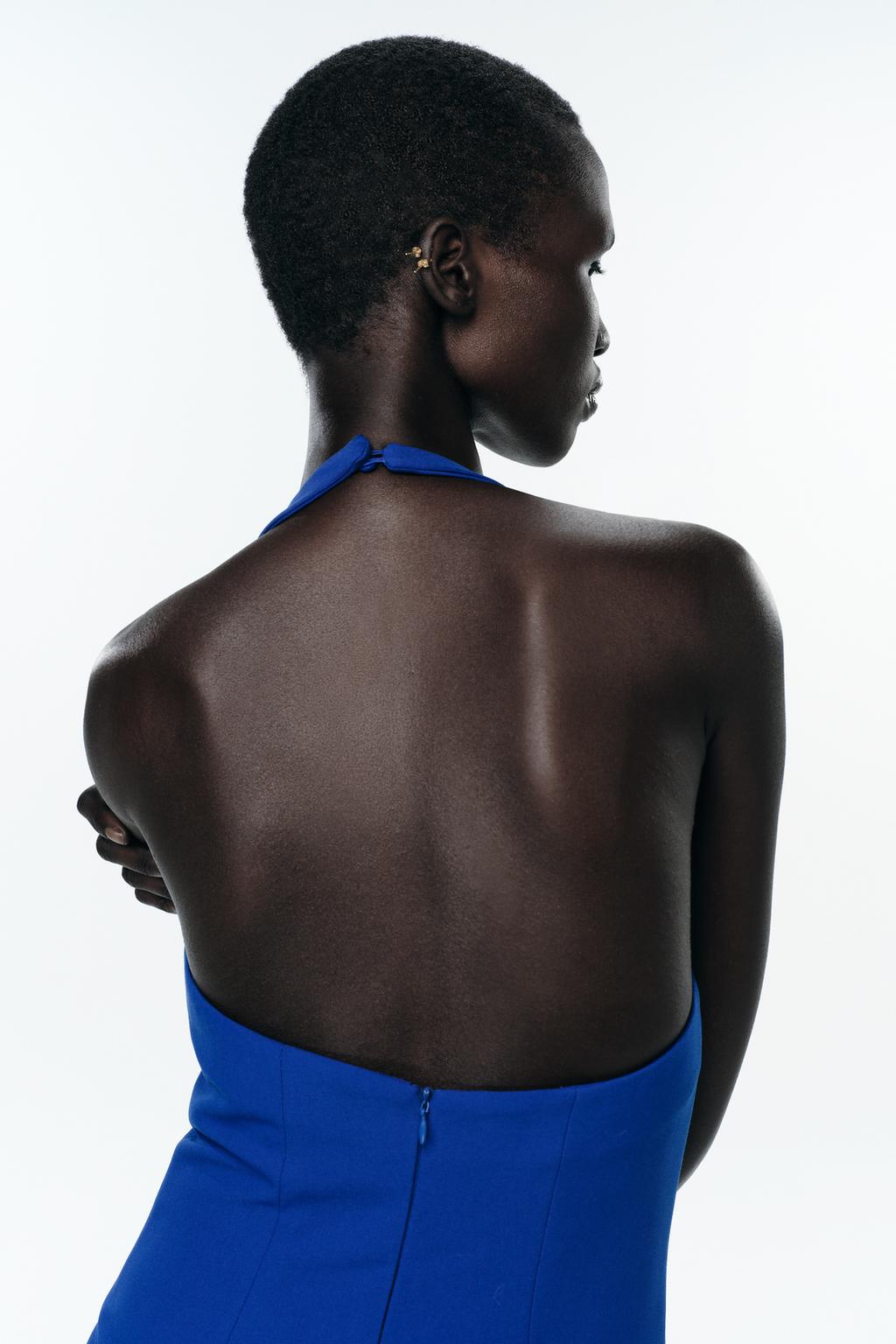 ROBE MI-LONGUE TUBE CROISÉE