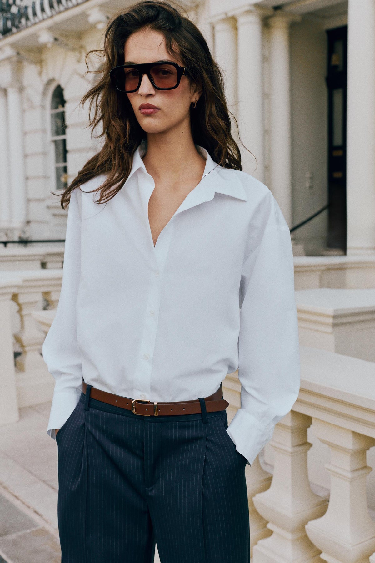 PANTALON 7/8 AVEC CEINTURE