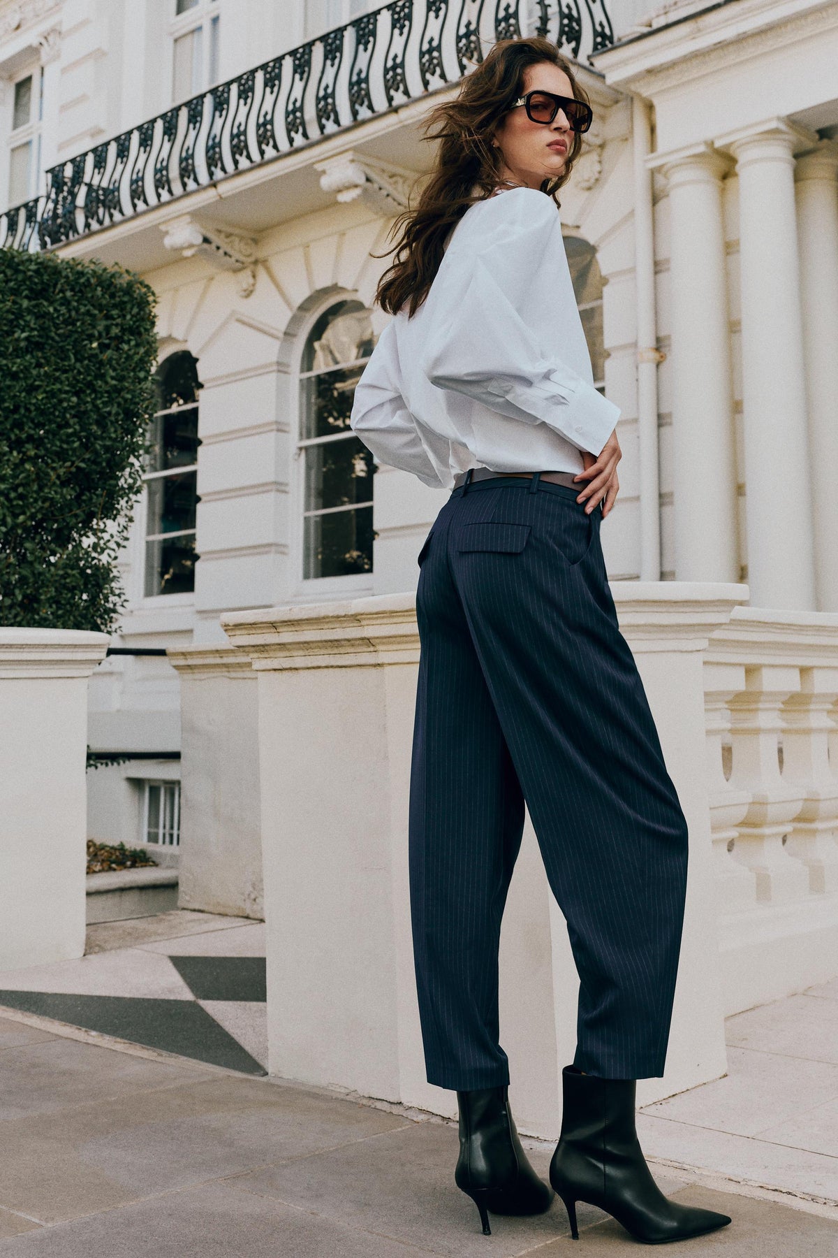 PANTALON 7/8 AVEC CEINTURE