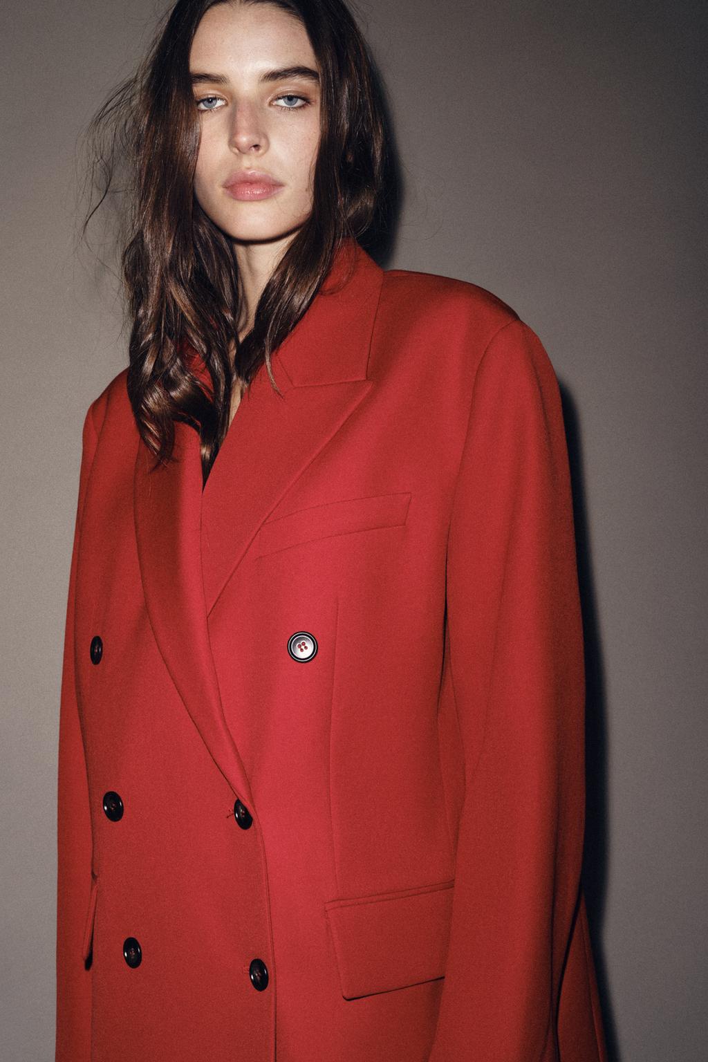 VESTE DROITE À BOUTONNAGE CROISÉ ZW COLLECTION