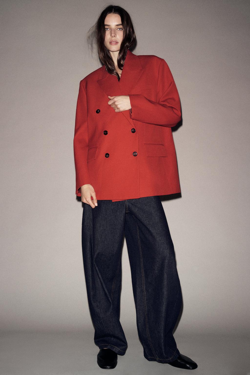VESTE DROITE À BOUTONNAGE CROISÉ ZW COLLECTION