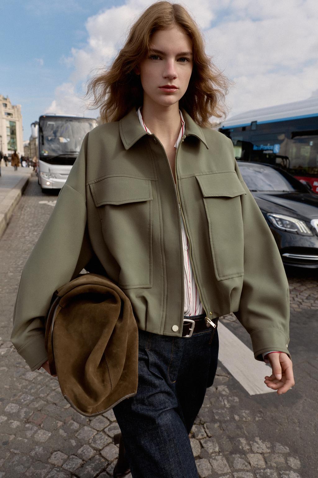 SHORT LONG EN JEAN À PINCES Z1975