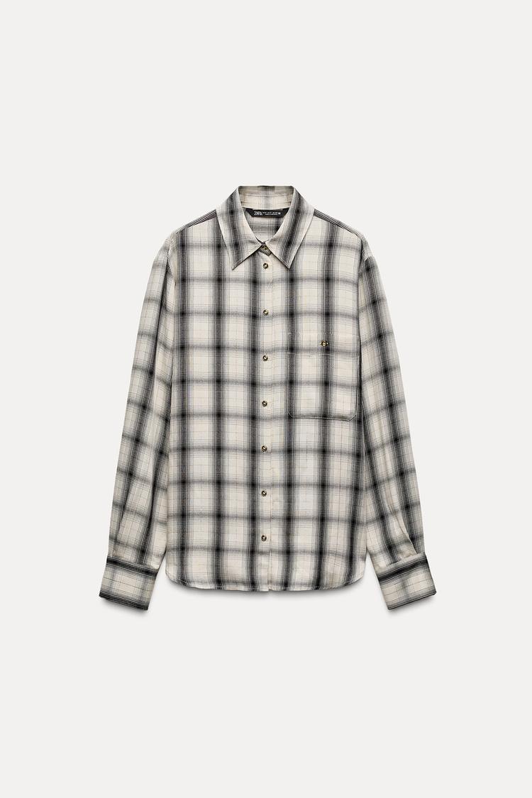 CHEMISE OVERSIZE À CARREAUX