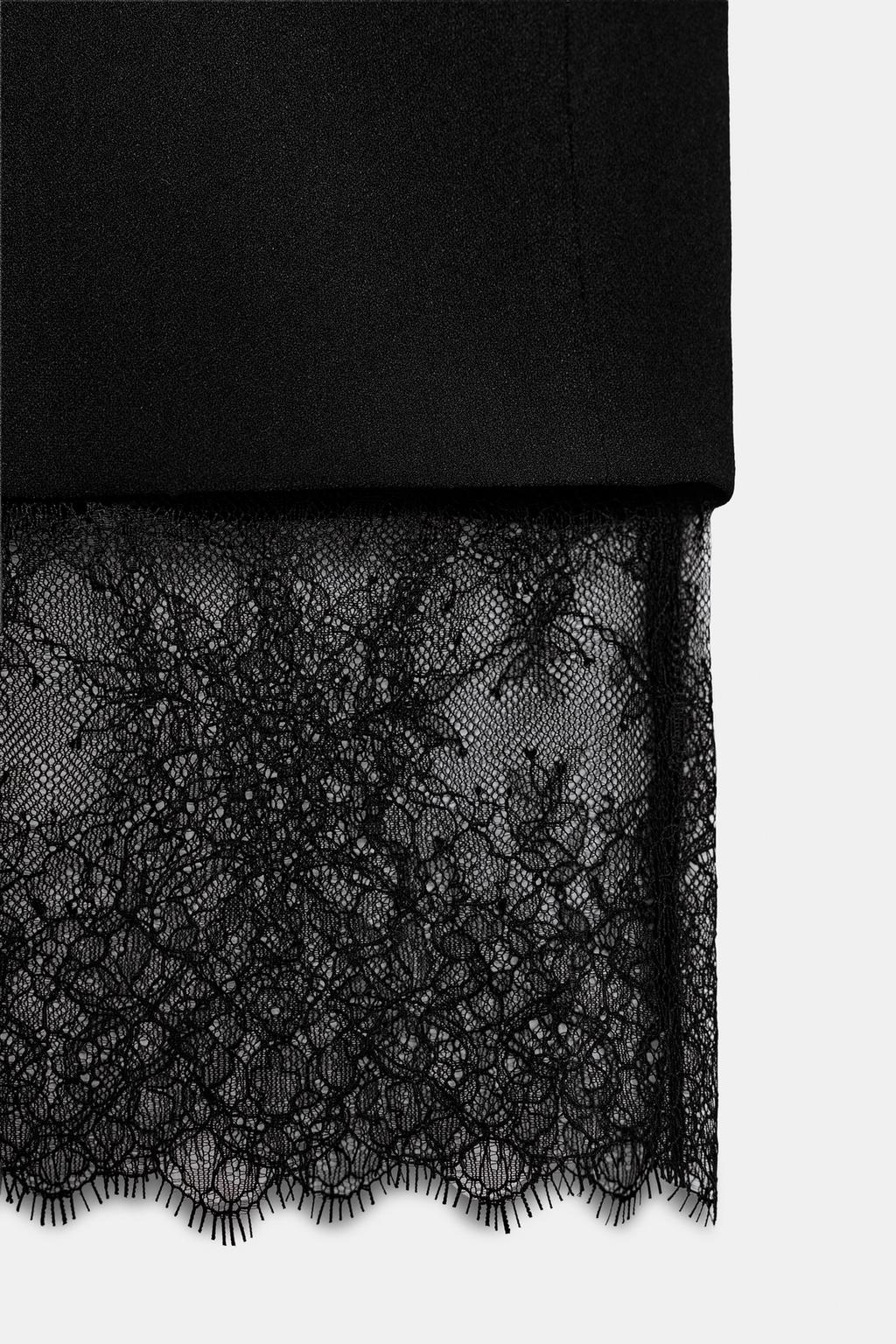 ROBE-VESTE EN DENTELLE ZW COLLECTION ÉDITION LIMITÉE