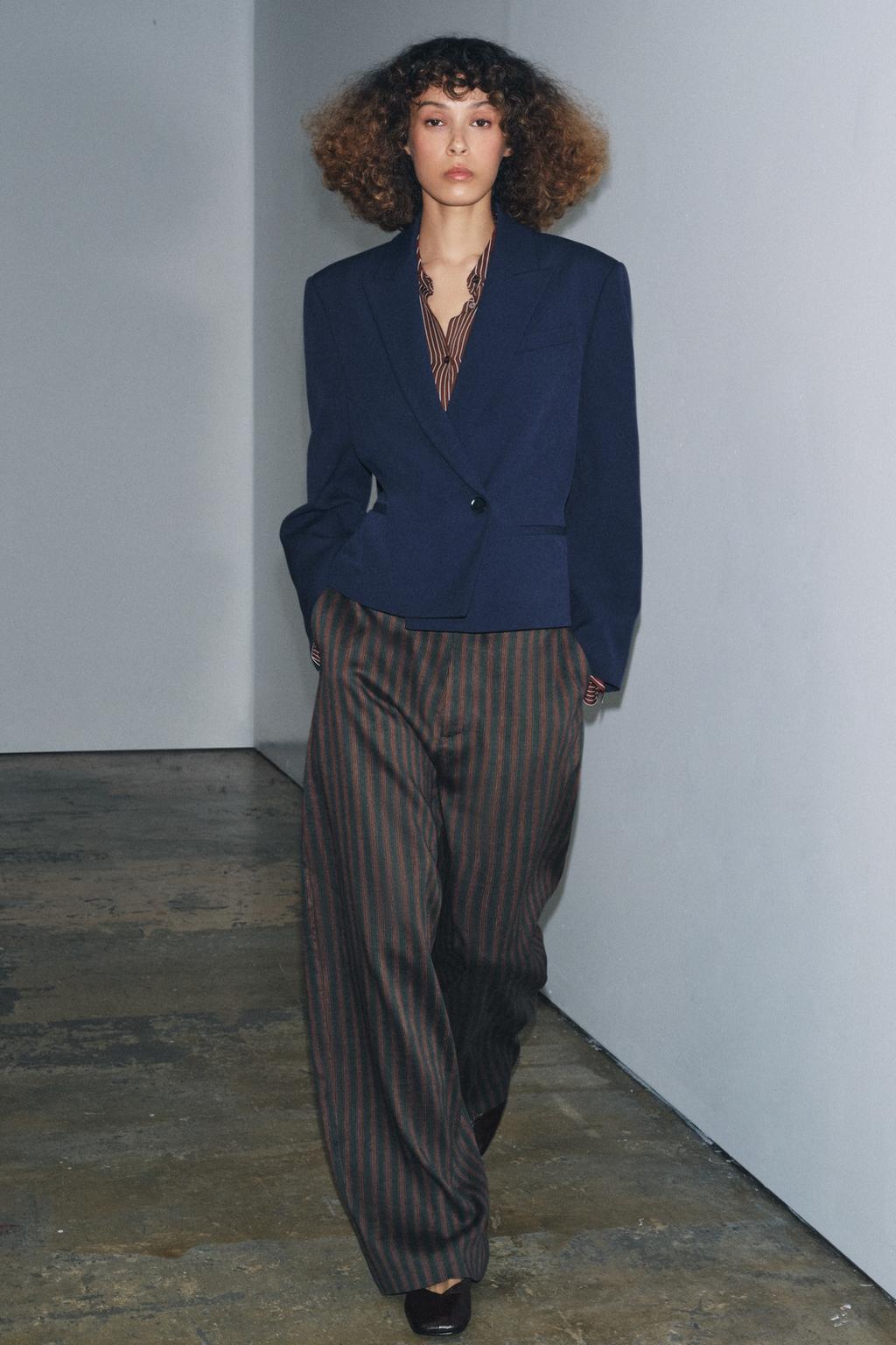 PANTALON À RAYURES ZW COLLECTION