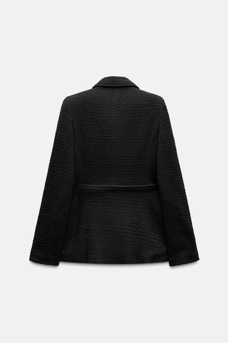 BLOUSON STRUCTURÉ CEINTURE