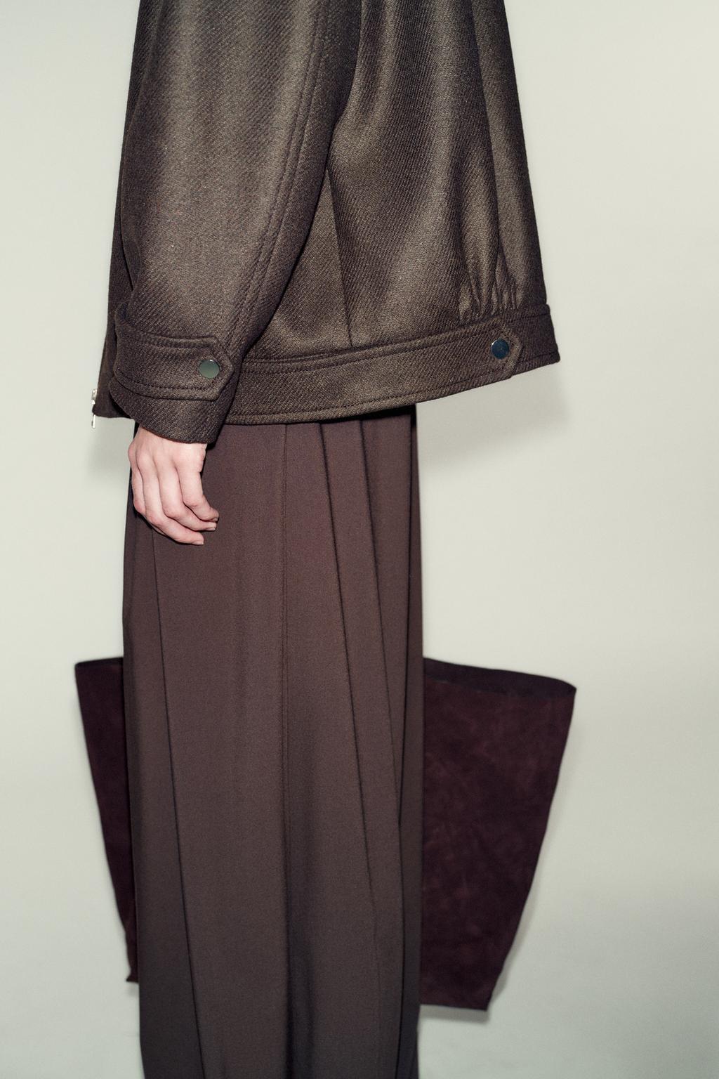 VESTE BOMBER AVEC LAINE COL MONTANT