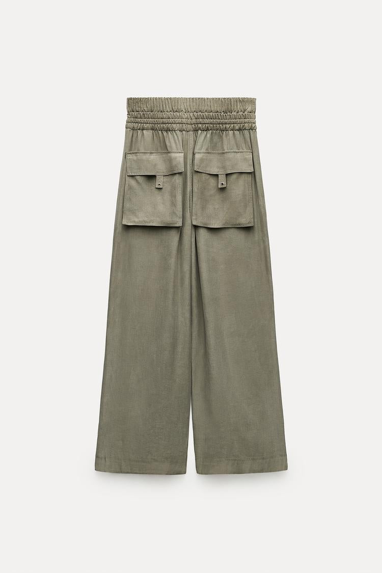PANTALON À TAILLE DOUBLE COLLECTION ZW